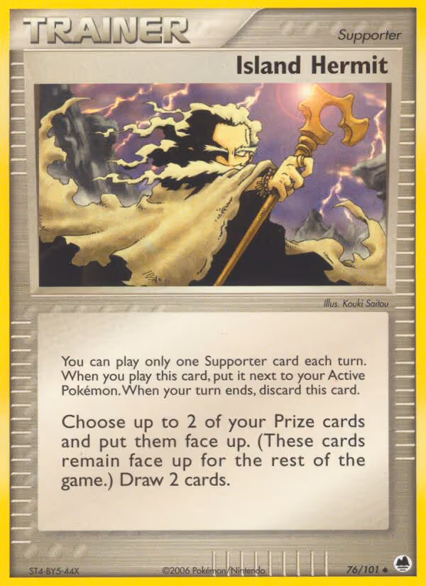 Island Hermit 76/101 Pokemon card