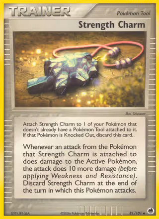 Strength Charm 81/101 Pokemon card