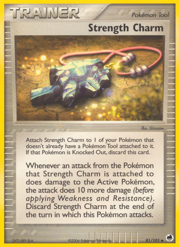 Strength Charm 81/101 Pokemon card