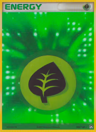 Grass Energy 103/108 Pokemon card
