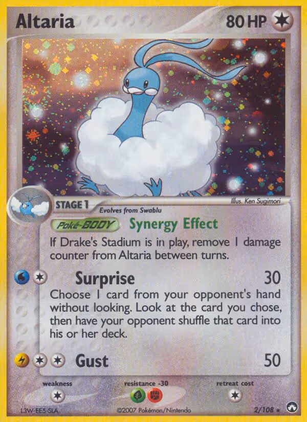 Altaria 2/108 Pokemon card