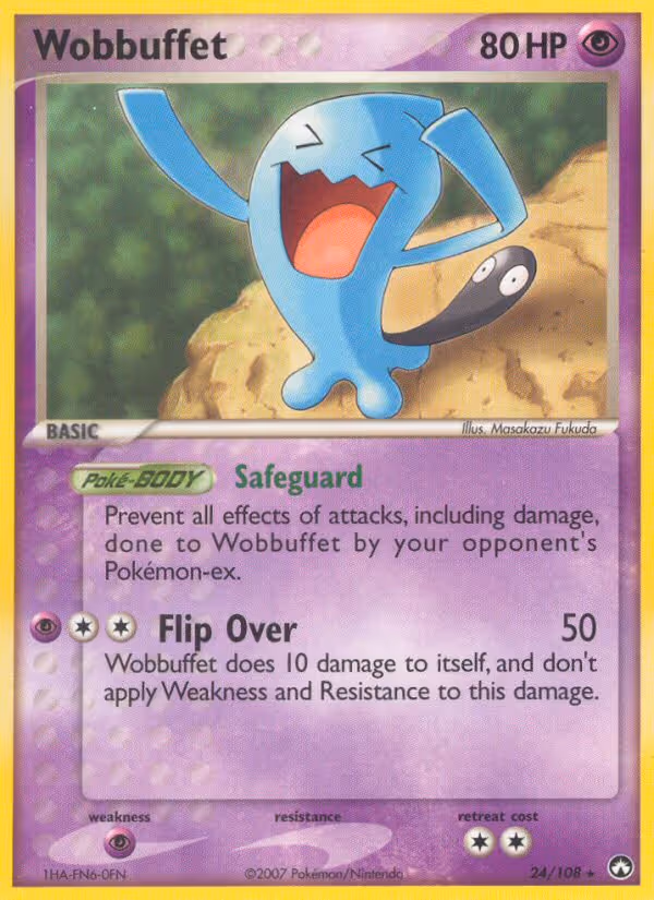 Wobbuffet 24/108 Pokemon card