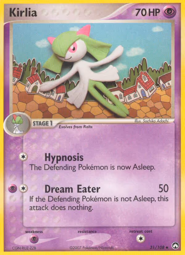 Kirlia 31/108 Pokemon card
