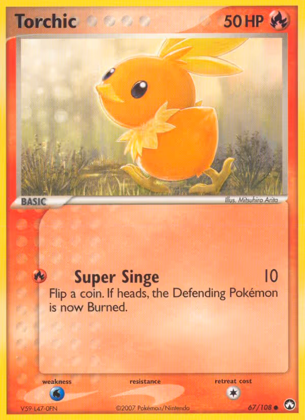 Torchic 67/108 Pokemon card
