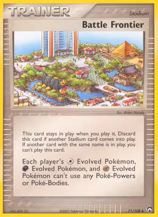 Battle Frontier 71/108 Pokemon card