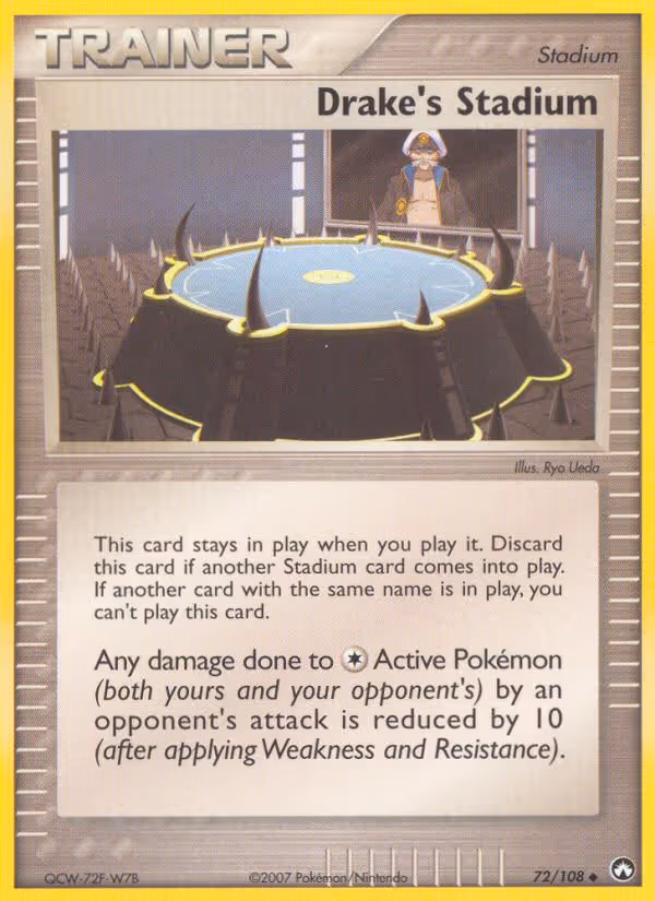 Drake's Stadium 72/108 Pokemon card
