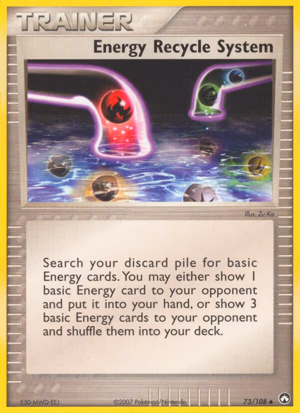 Energy Recycle System 73/108 Pokemon card