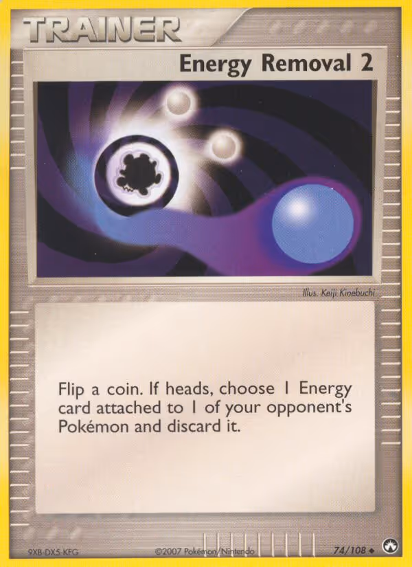 Energy Removal 2 74/108 Pokemon card