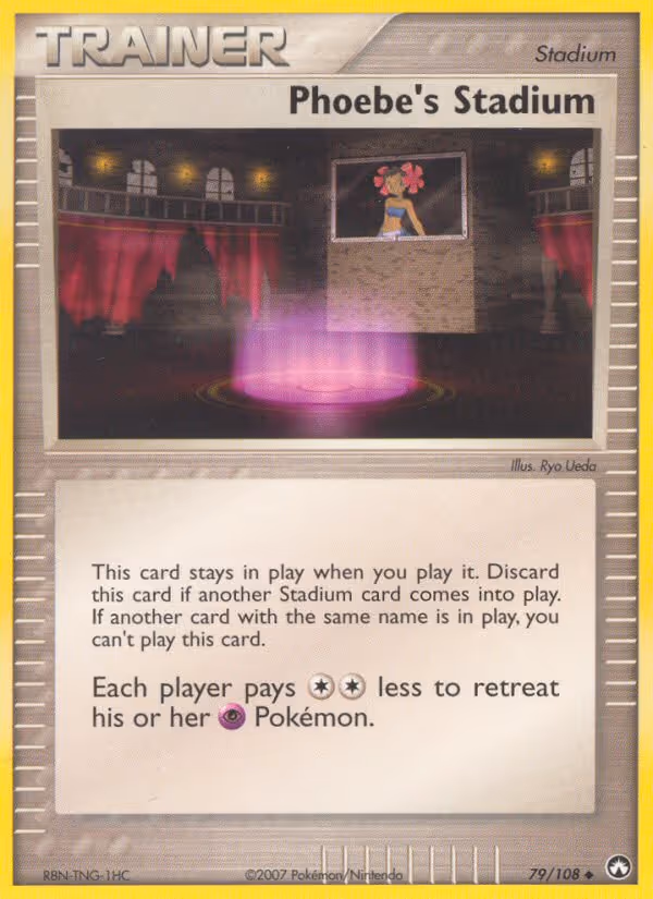 Phoebe's Stadium 79/108 Pokemon card