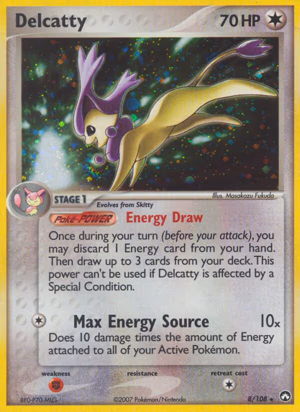 Delcatty 8/108 Pokemon card