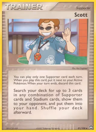 Scott 81/108 Pokemon card