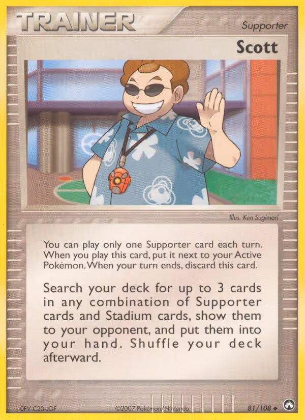 Scott 81/108 Pokemon card
