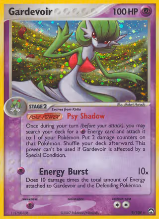 Gardevoir 9/108 Pokemon card