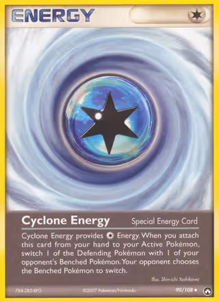 Cyclone Energy 90/108 Pokemon card