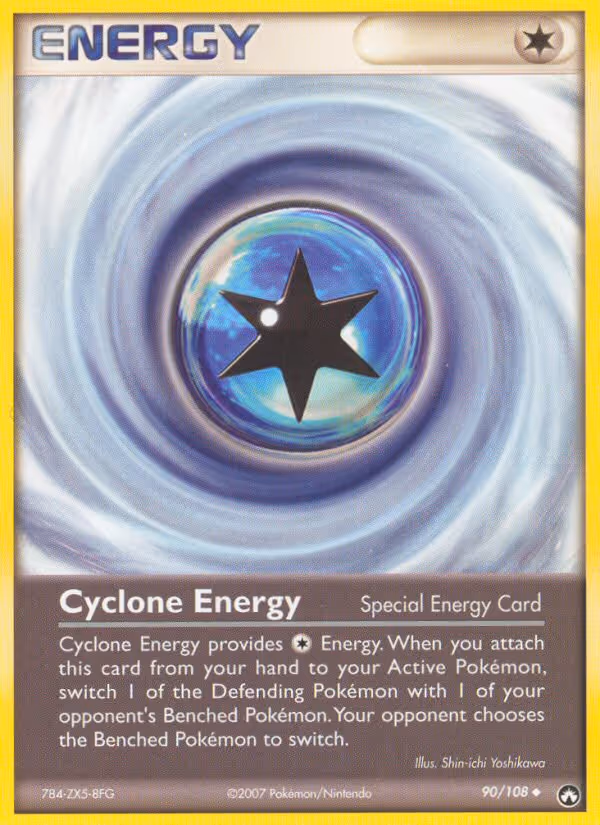 Cyclone Energy 90/108 Pokemon card