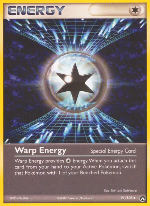 Warp Energy 91/108 Pokemon card