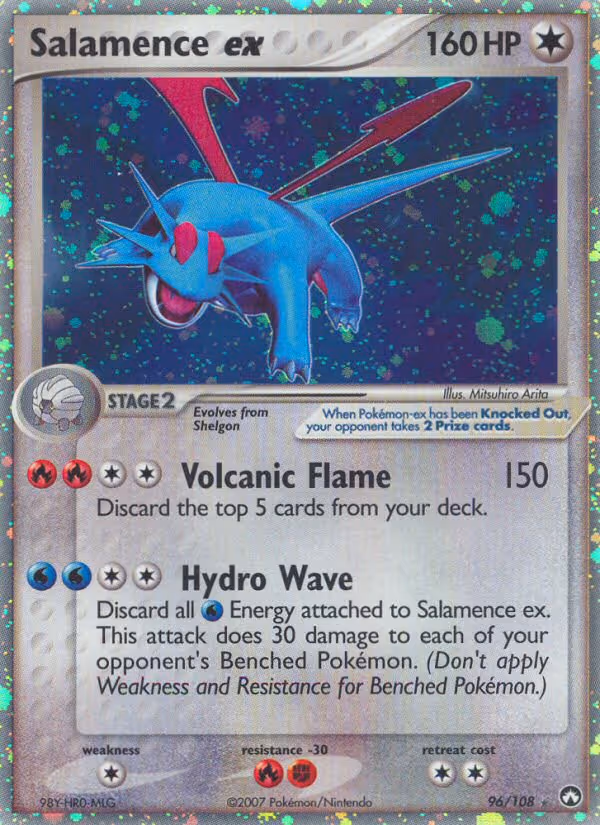Salamence ex 96/108 Pokemon card