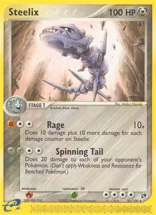 Steelix 23/100 Pokemon card