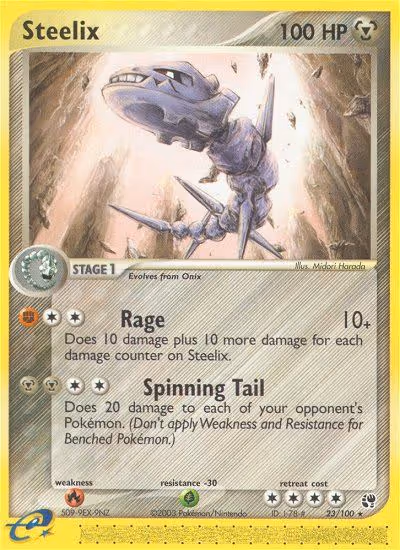 Steelix 23/100 Pokemon card