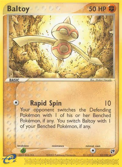 Baltoy 32/100 Pokemon card