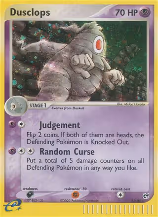Dusclops 4/100 Pokemon card