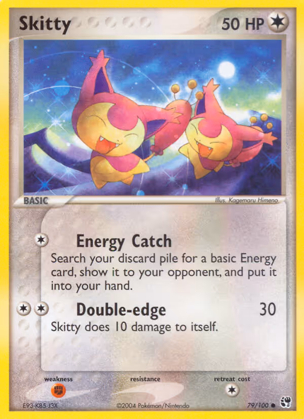 Skitty 79/100 Pokemon card