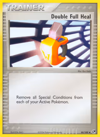 Double Full Heal 86/100 Pokemon card