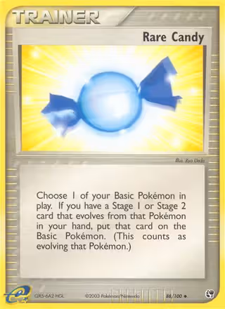 Rare Candy 88/100 Pokemon card
