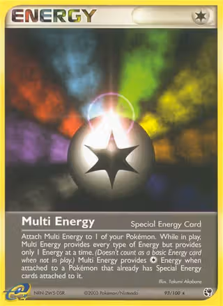 Multi Energy 93/100 Pokemon card