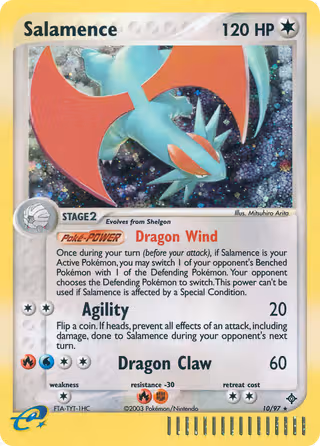 Salamence 10/97 Pokemon card