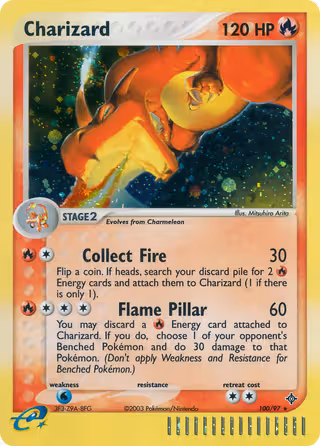 Charizard 100/97 Pokemon card