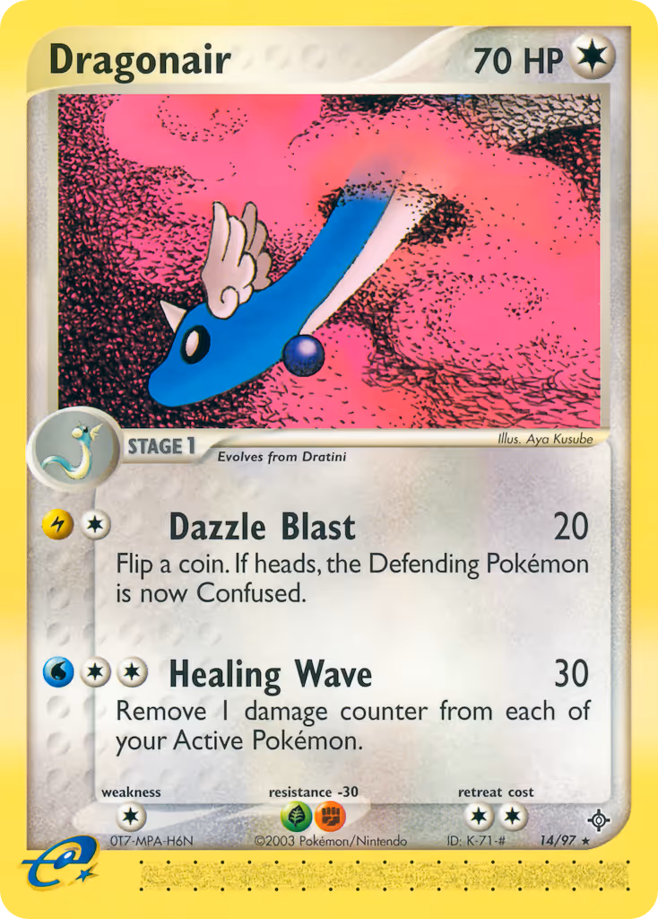 Dragonair 14/97 Pokemon card