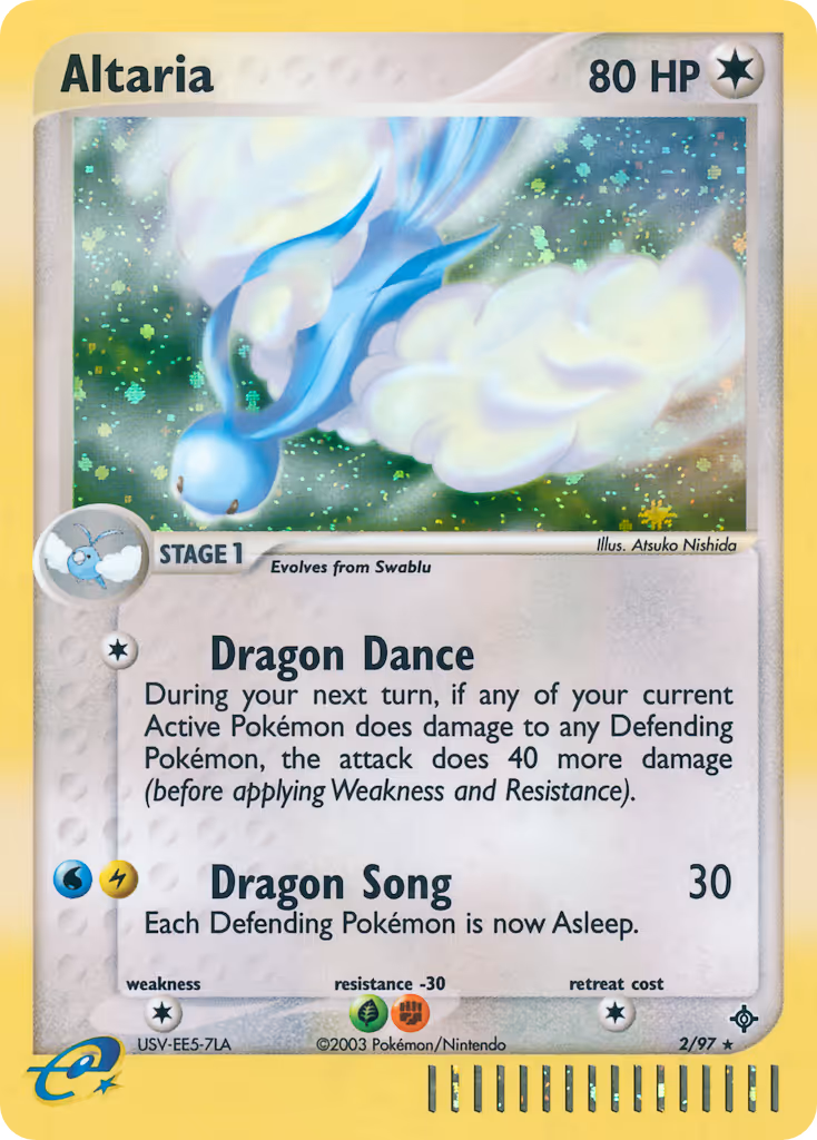 Altaria 2/97 Pokemon card