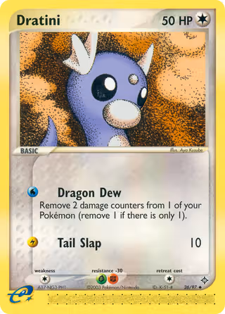 Dratini 26/97 Pokemon card