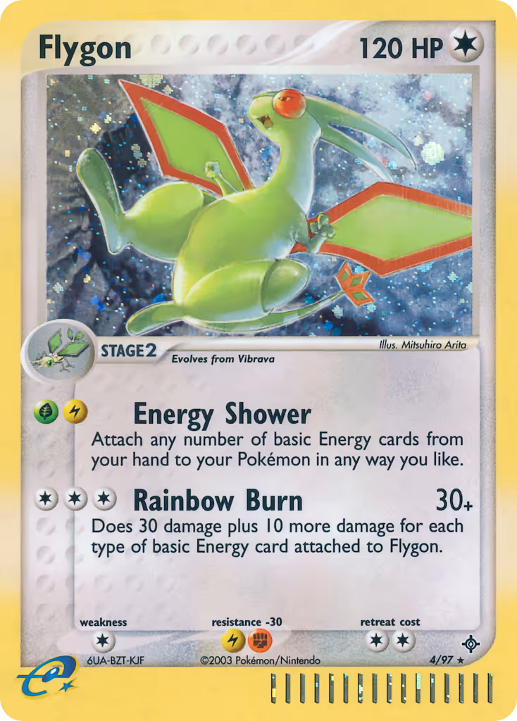 Flygon 4/97 Pokemon card