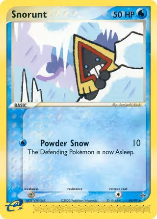 Snorunt 44/97 Pokemon card