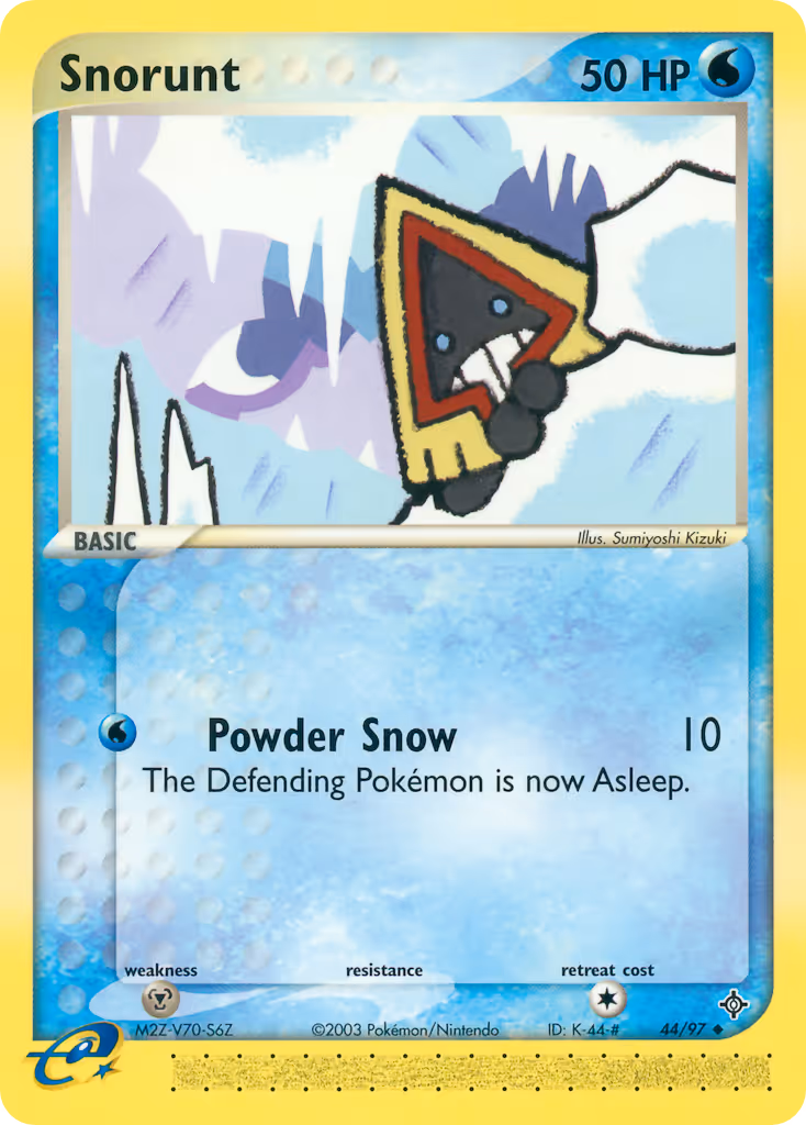 Snorunt 44/97 Pokemon card