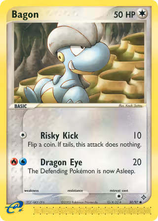 Bagon 50/97 Pokemon card