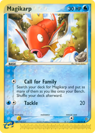 Magikarp 60/97 Pokemon card
