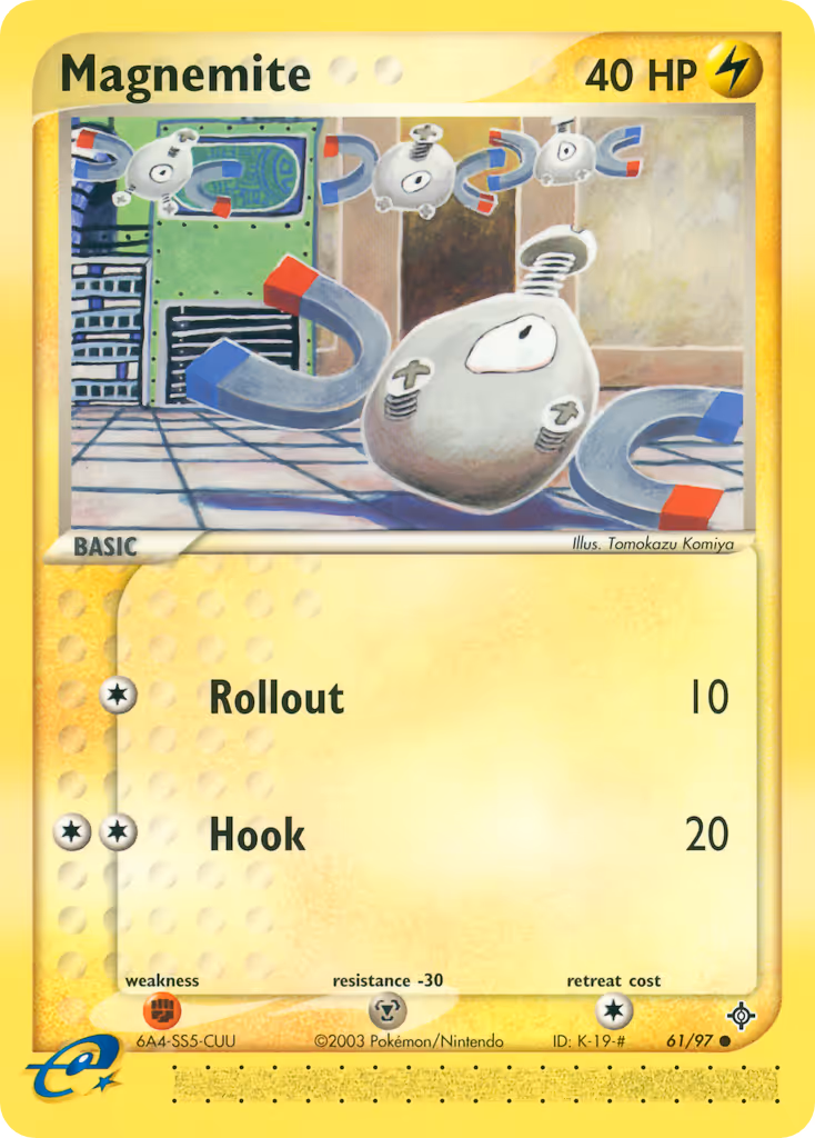 Magnemite 61/97 Pokemon card