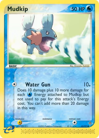 Mudkip 65/97 Pokemon card