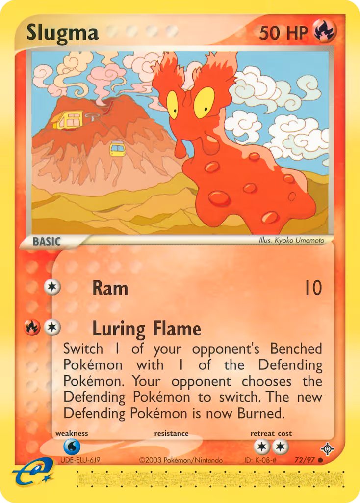 Slugma 72/97 Pokemon card
