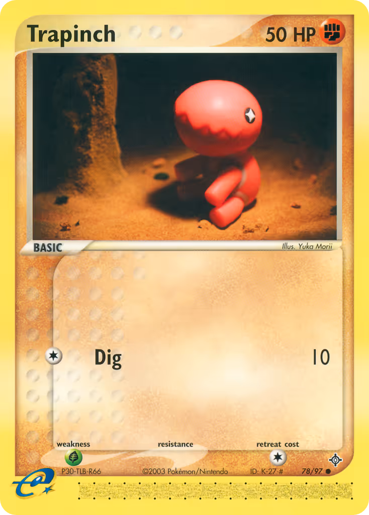 Trapinch 78/97 Pokemon card
