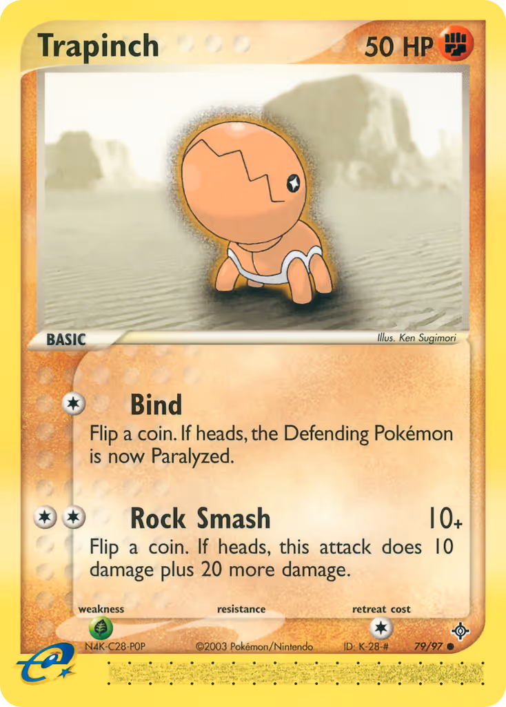 Trapinch 79/97 Pokemon card