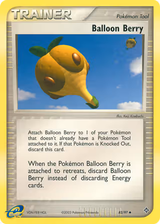 Balloon Berry 82/97 Pokemon card