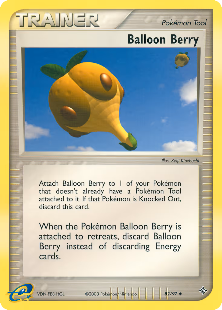 Balloon Berry 82/97 Pokemon card