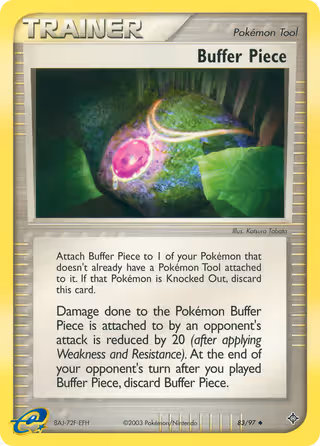 Buffer Piece 83/97 Pokemon card
