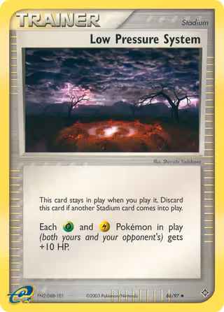 Low Pressure System 86/97 Pokemon card