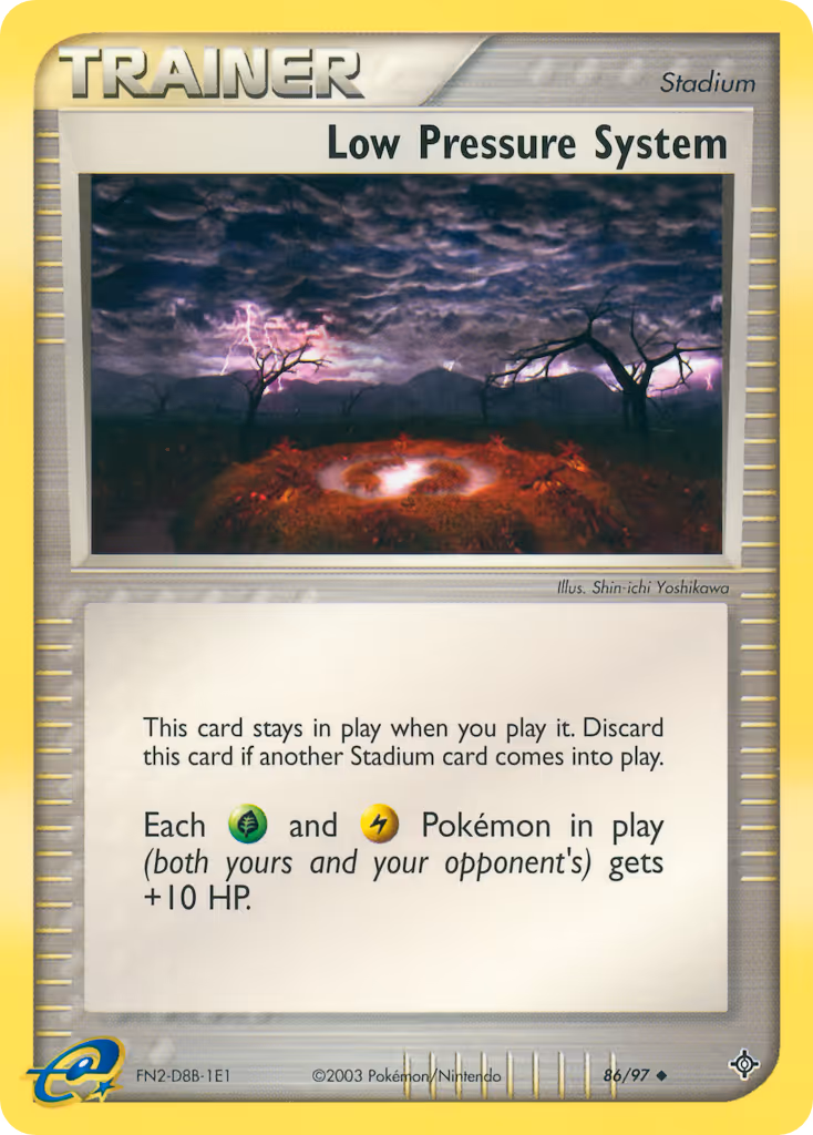 Low Pressure System 86/97 Pokemon card