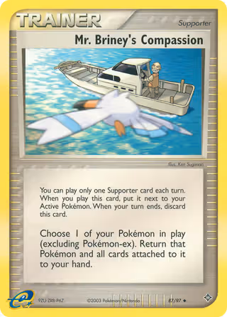 Mr. Briney's Compassion 87/97 Pokemon card